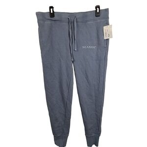 NWT‎ Seaside  Florida Jogger Sweatpants Blue Lounge Fleece Size Small $49
